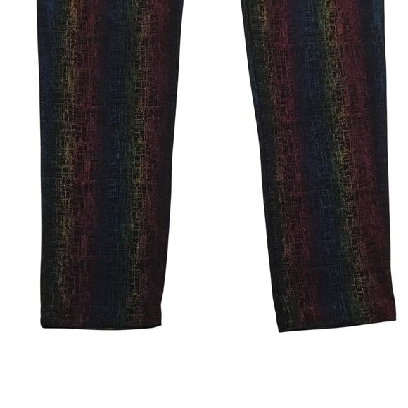 Sabora High Waist Multicolour Evening Leggings - Picture 2 of 5